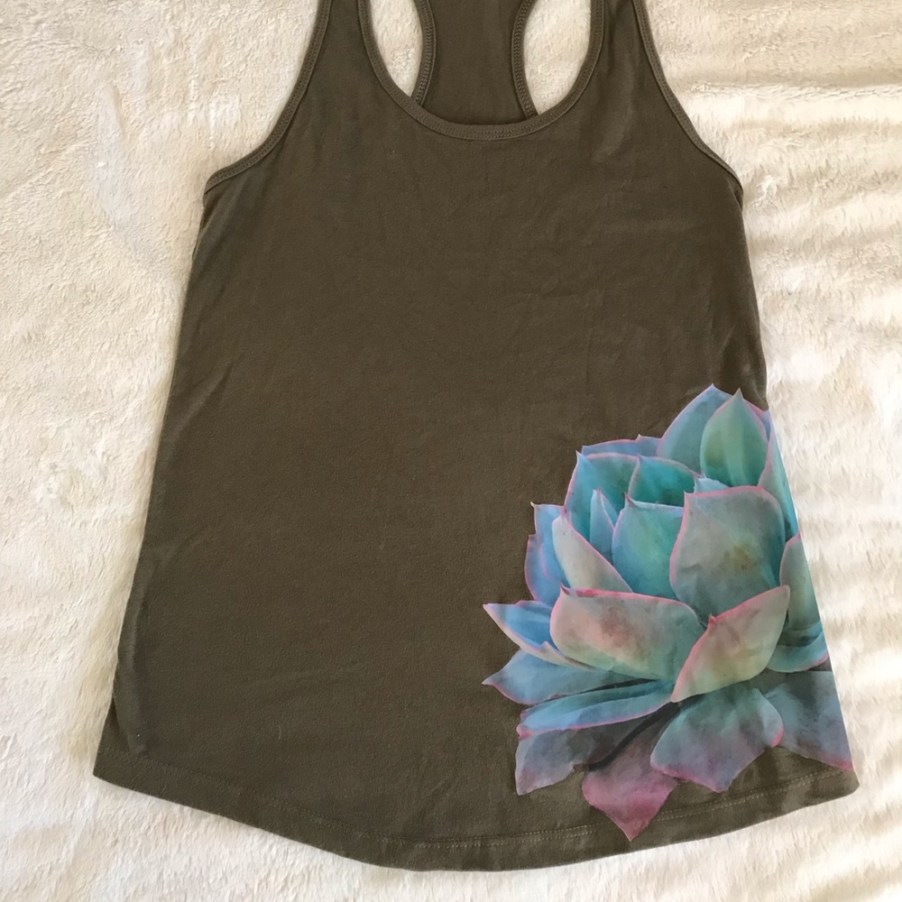 Succulent Racerback Tank